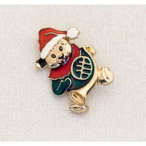 Vintage Cute Christmas Animal Brooch, A12